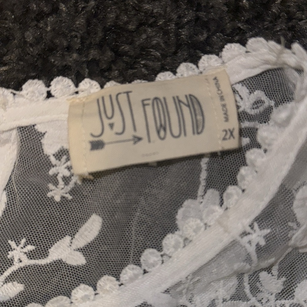 White Just Found Size 2X Dress - Picture 4 of 7